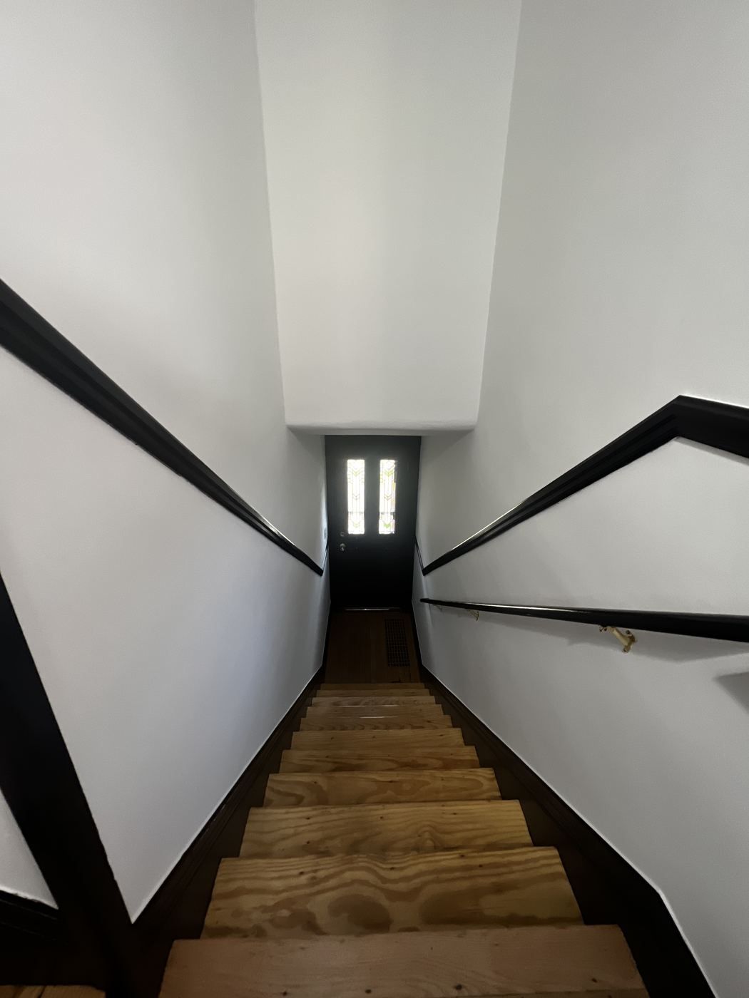 After: Front stairwell after, Detroit