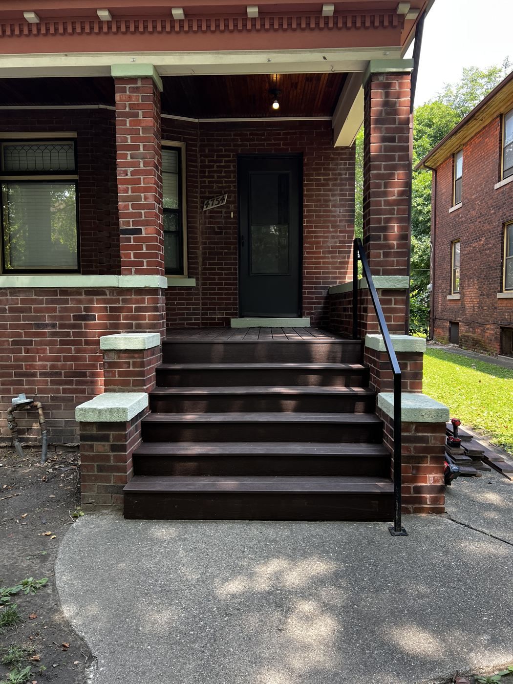 After: Front porch after, Detroit