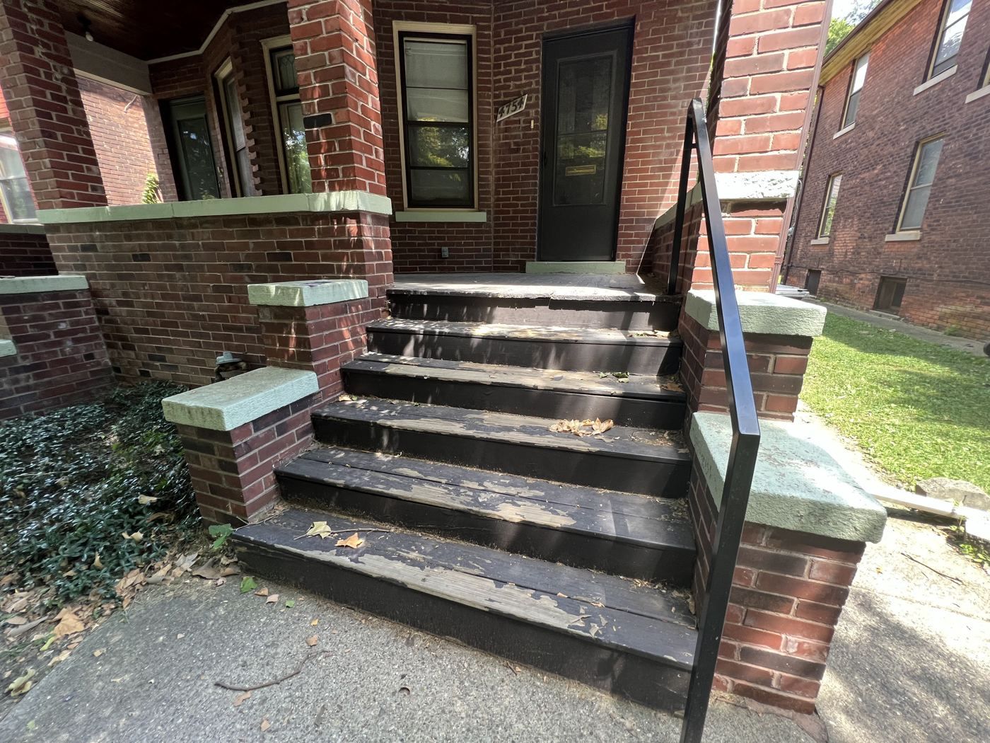 Before: Front porch before, Detroit