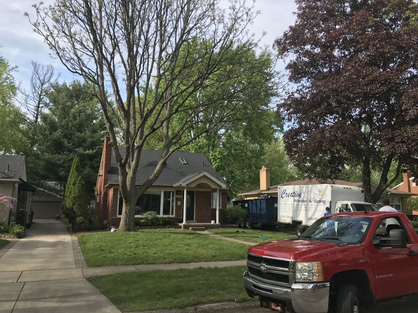 After: Front of house / roof after, Royal Oak