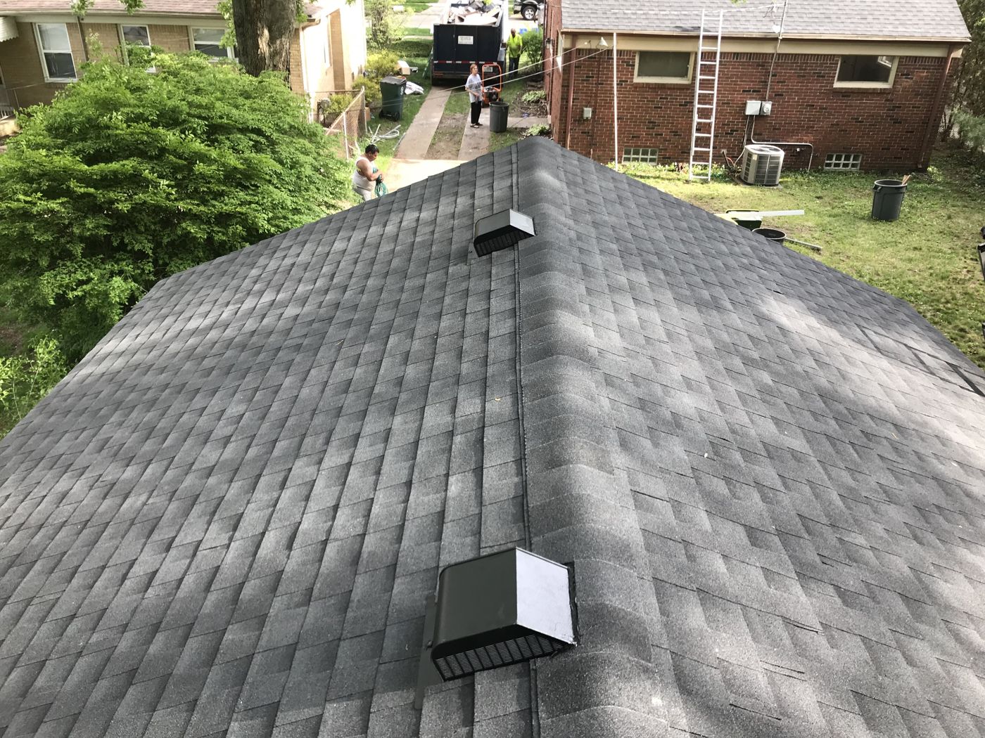 After: Roof close-up after, Royal Oak