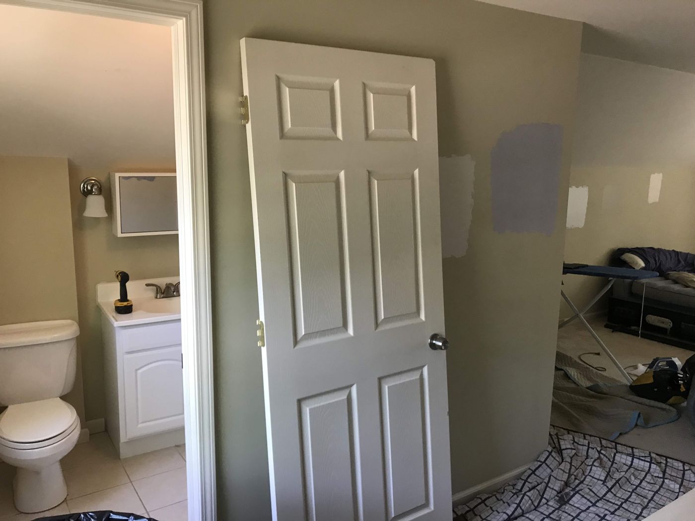 Before: Bathroom exterior before, Royal Oak