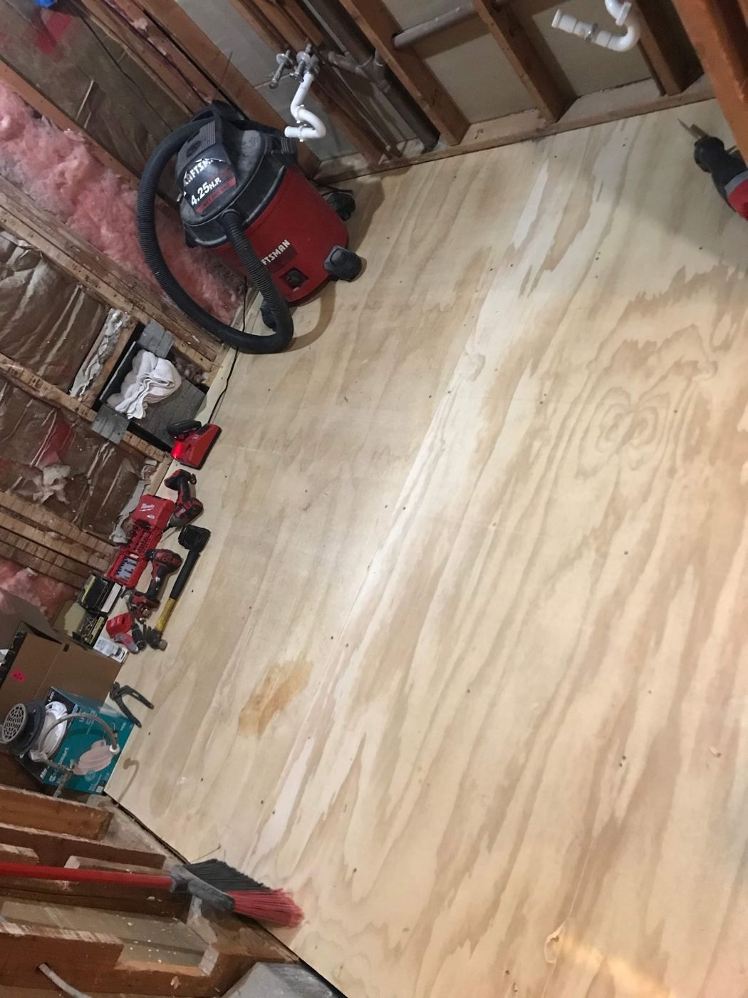 Before: Shower before, Shelby Township